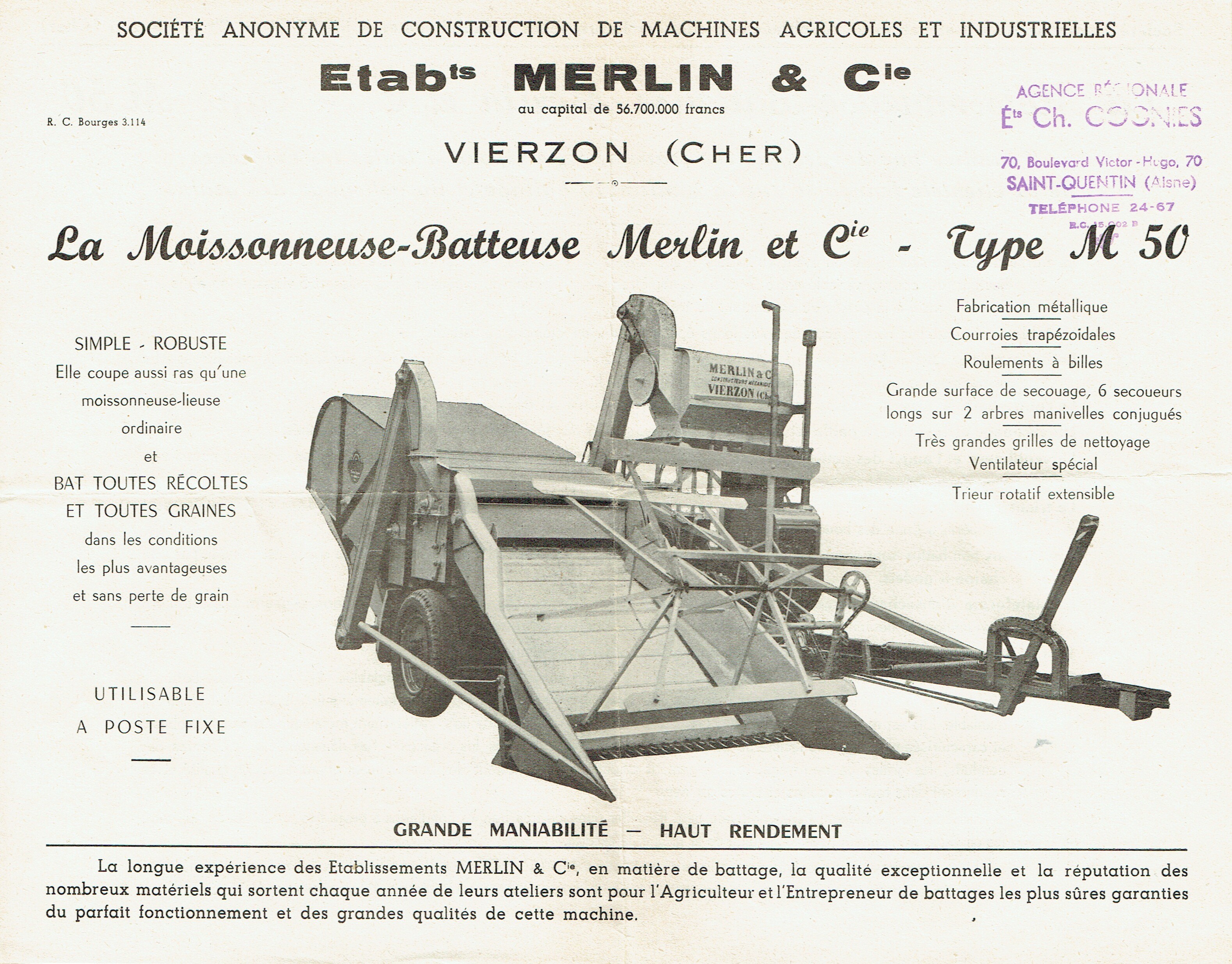 Merlin M50 (Mähdrescherarchiv Kühnstetter CC BY-NC-SA)