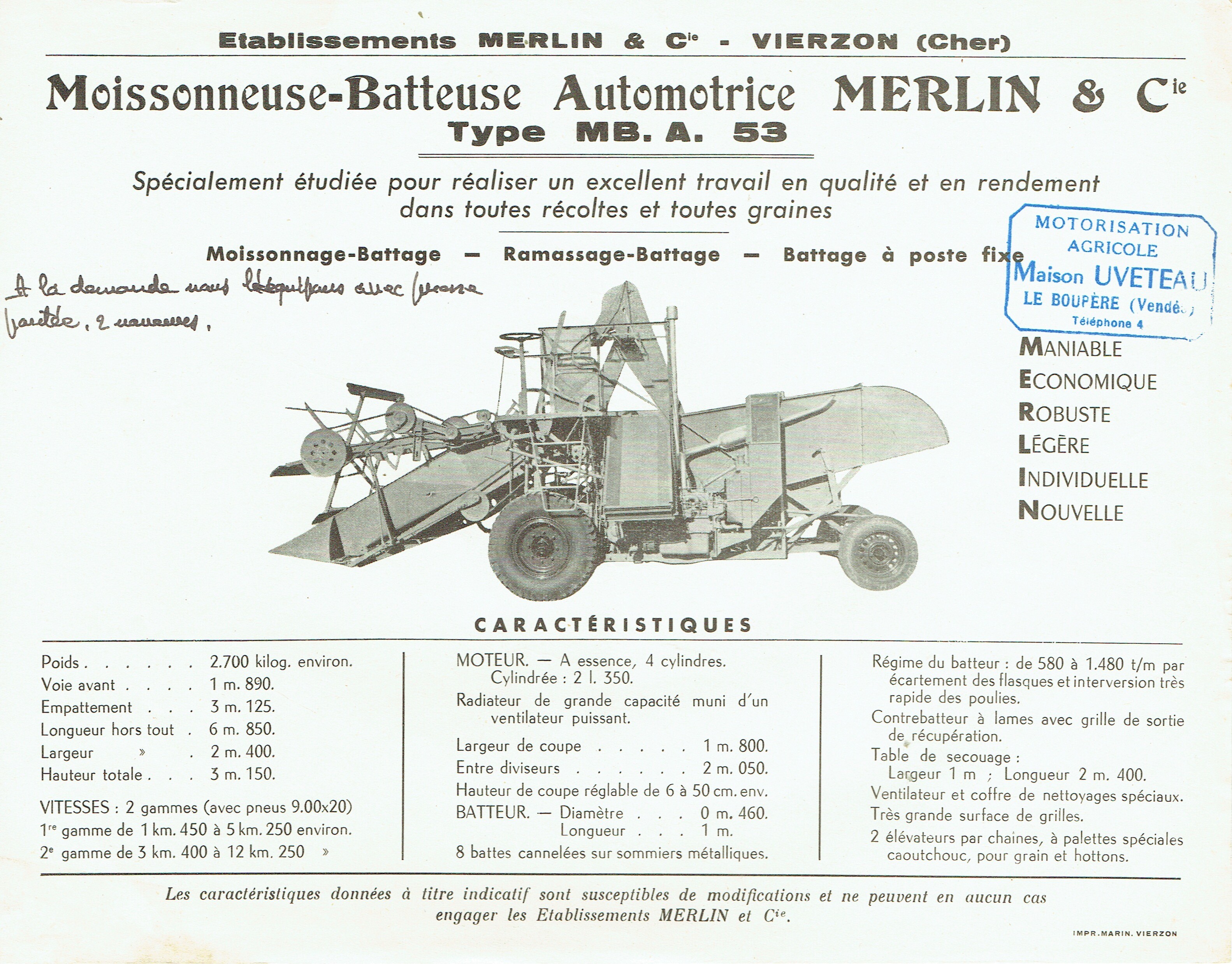Merlin MBA53 (Mähdrescherarchiv Kühnstetter CC BY-NC-SA)