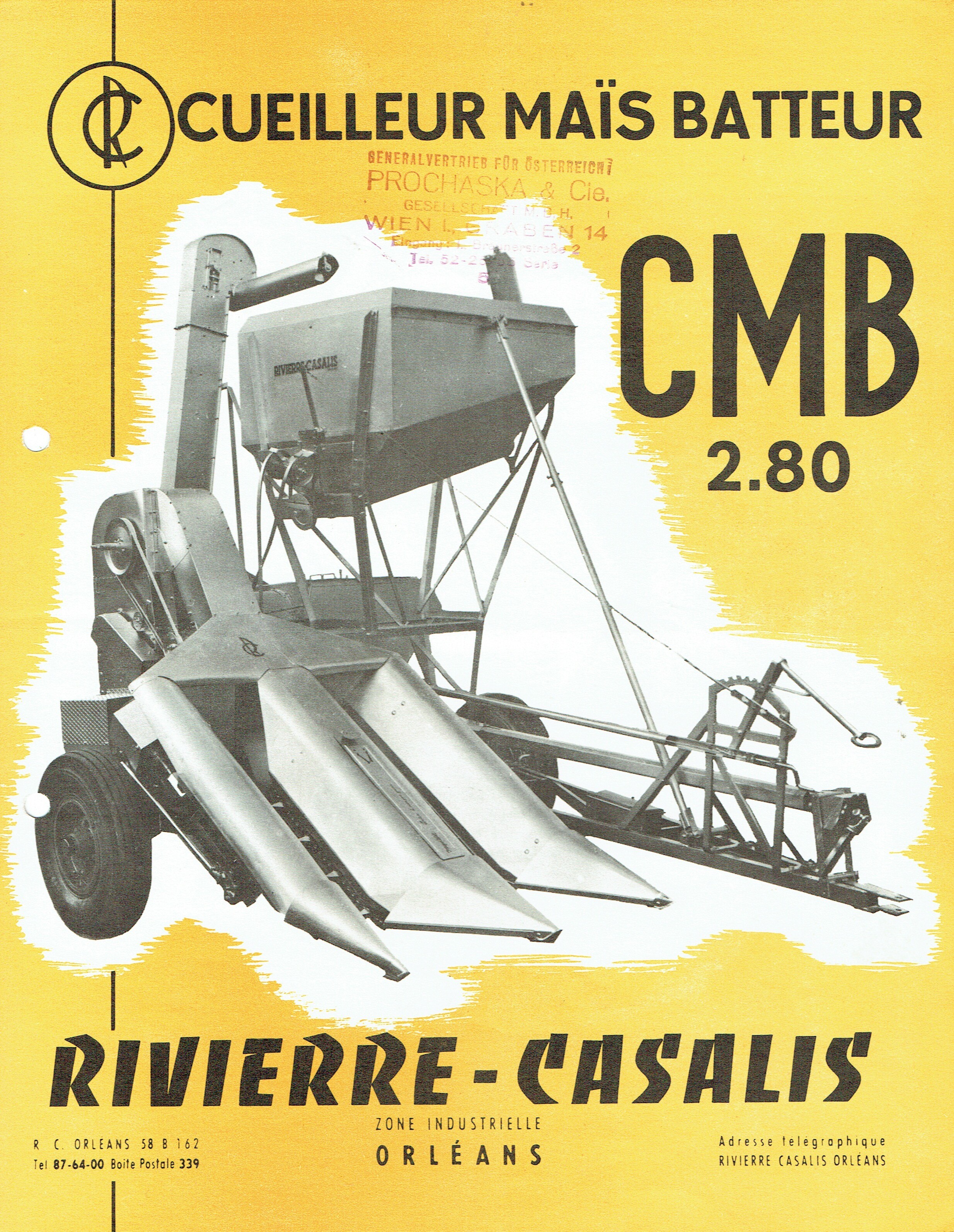 Rivierre Casalis CMB2.80 (Mähdrescherarchiv Kühnstetter CC BY-NC-SA)