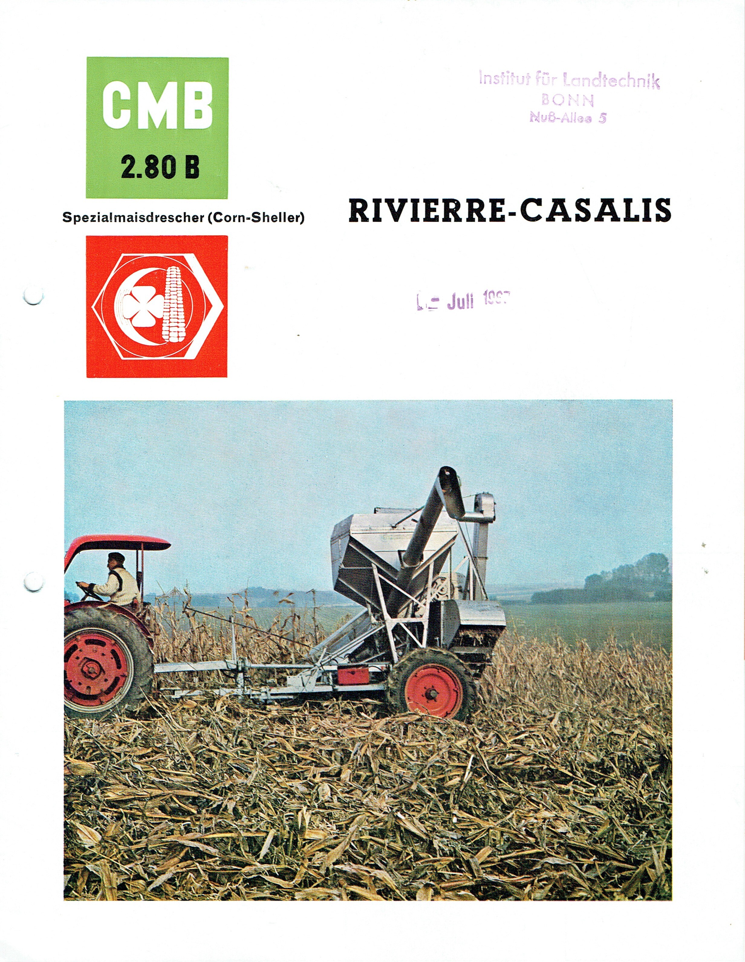 Rivierre Casalis CMB2.80B (Mähdrescherarchiv Kühnstetter CC BY-NC-SA)