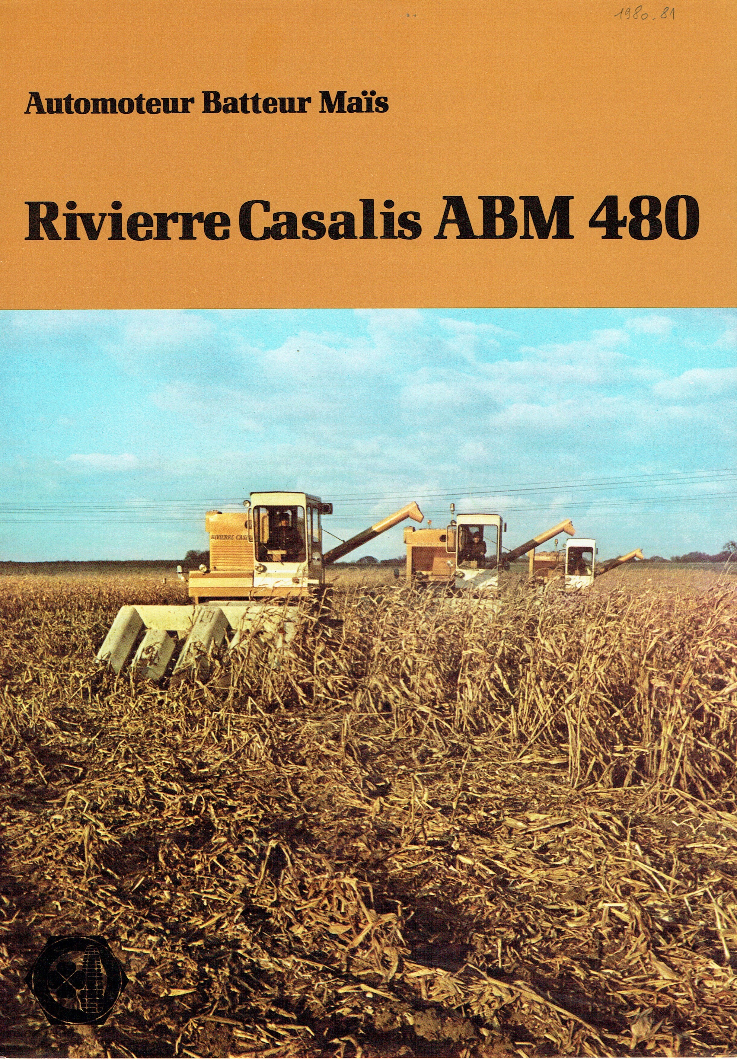 Rivierre Casalis ABM480 (Mähdrescherarchiv Kühnstetter CC BY-NC-SA)