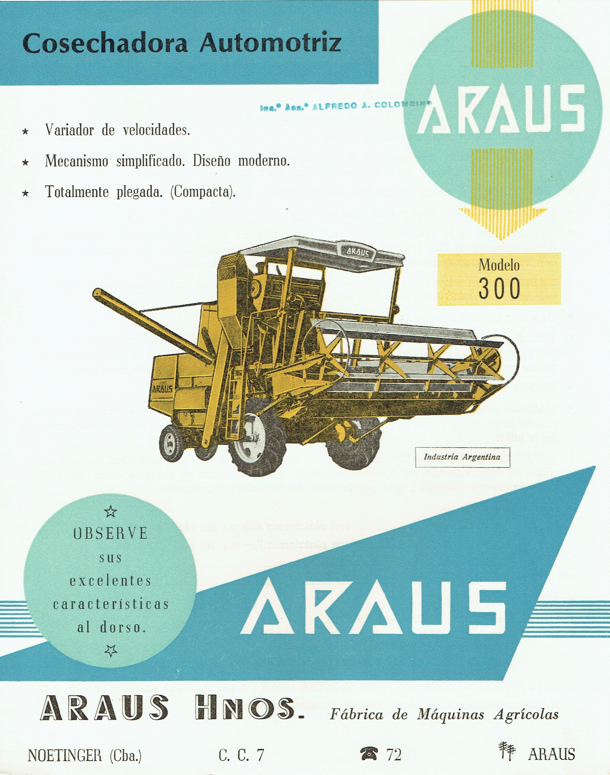 ARAUS Modelo 300 (Mähdrescherarchiv Kühnstetter CC BY-NC-SA)