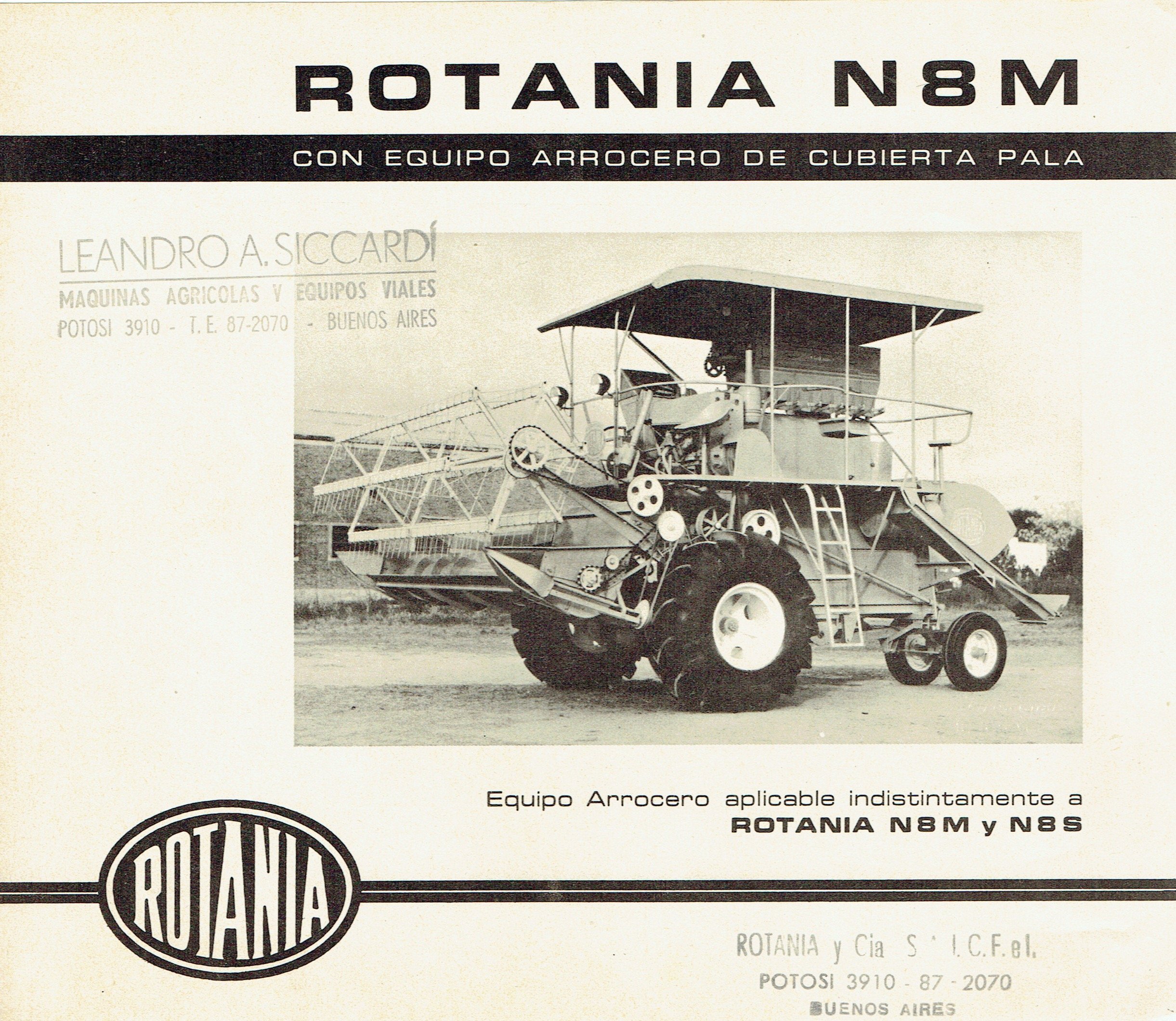Rotania N8M (Mähdrescherarchiv Kühnstetter CC BY-NC-SA)