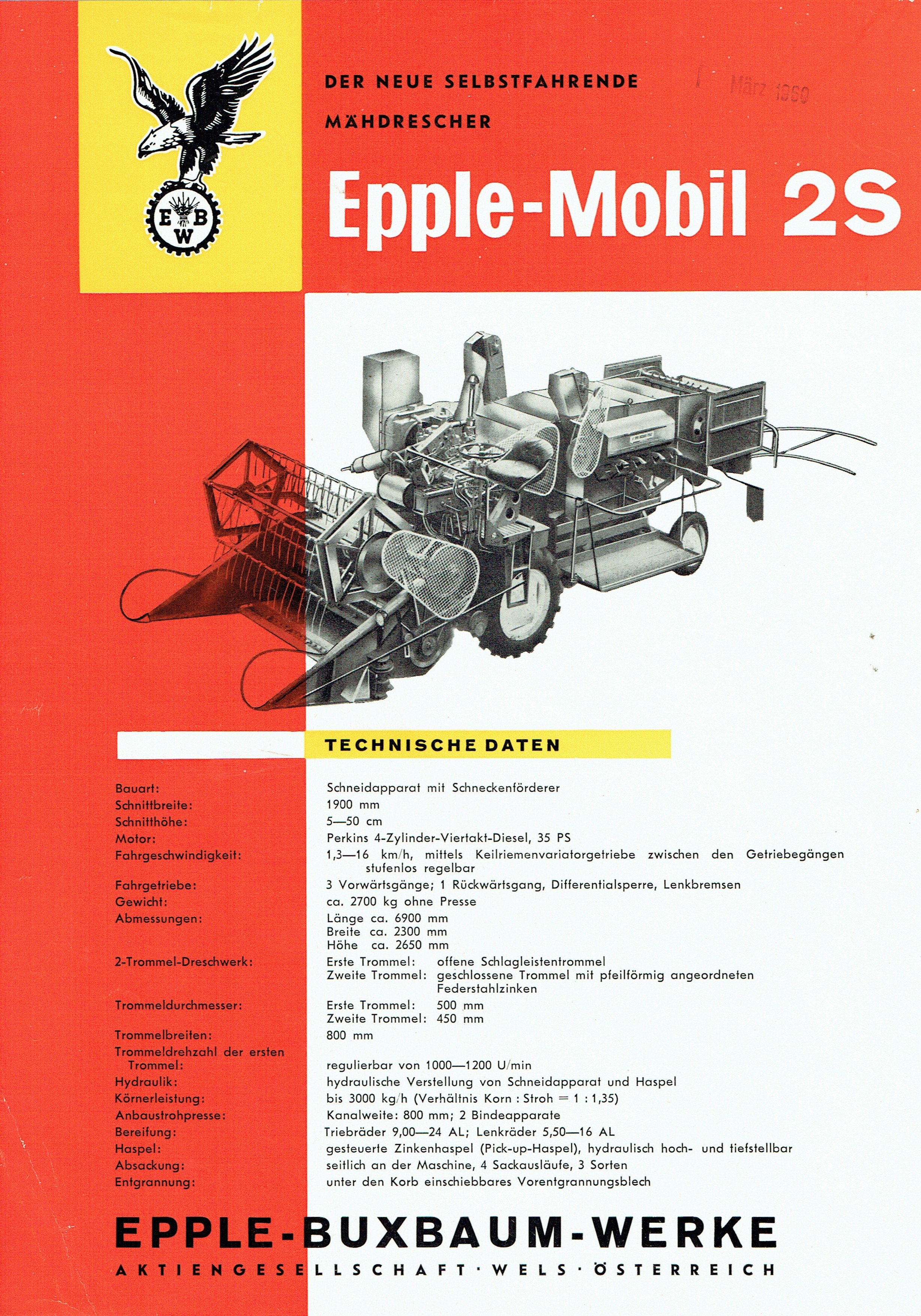 Epple-Buxbaum-Werke Epple-Mobil 2S (Mähdrescherarchiv Kühnstetter CC BY-NC-SA)