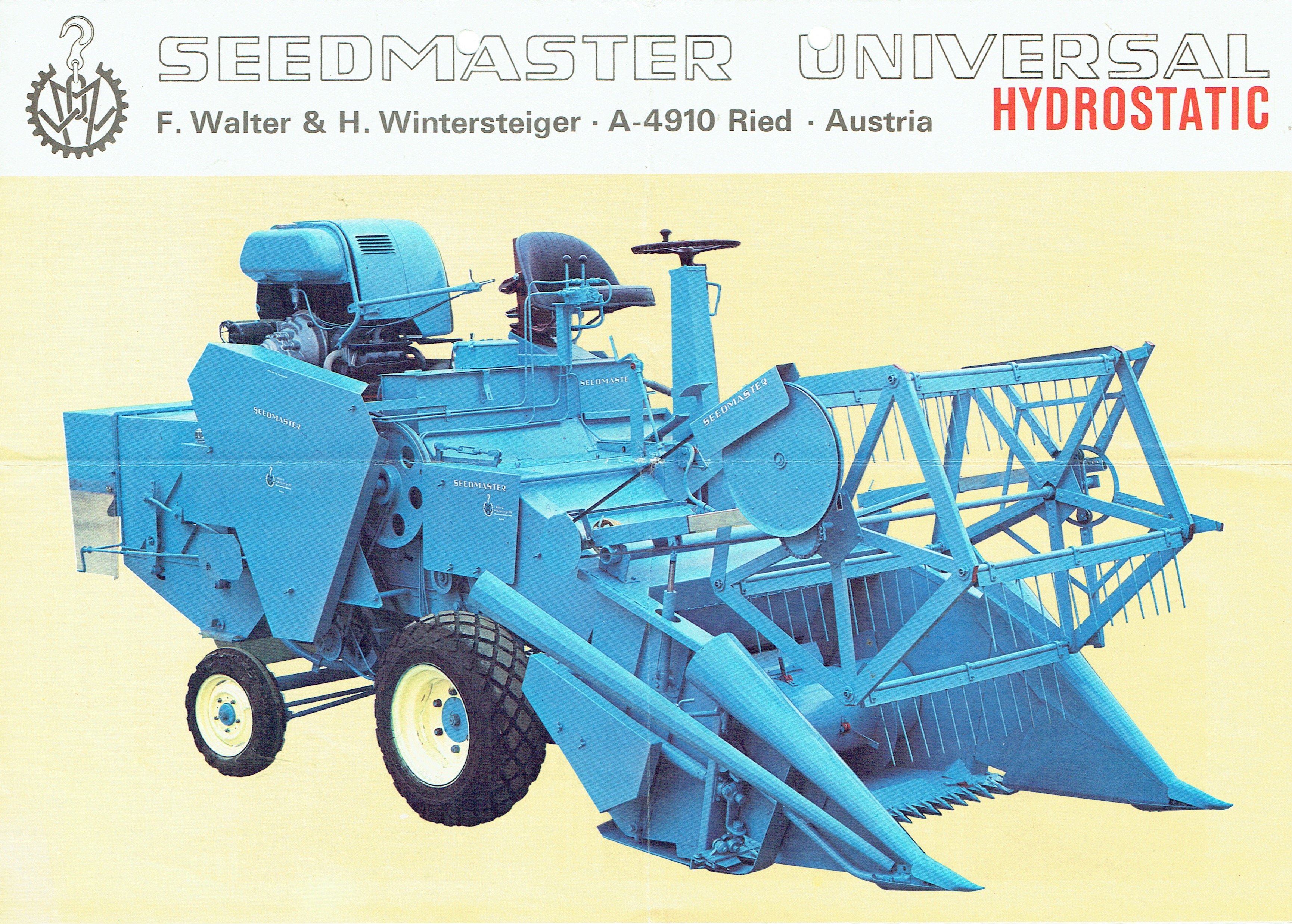 Wintersteiger Seedmaster Universal (Mähdrescherarchiv Kühnstetter CC BY-NC-SA)