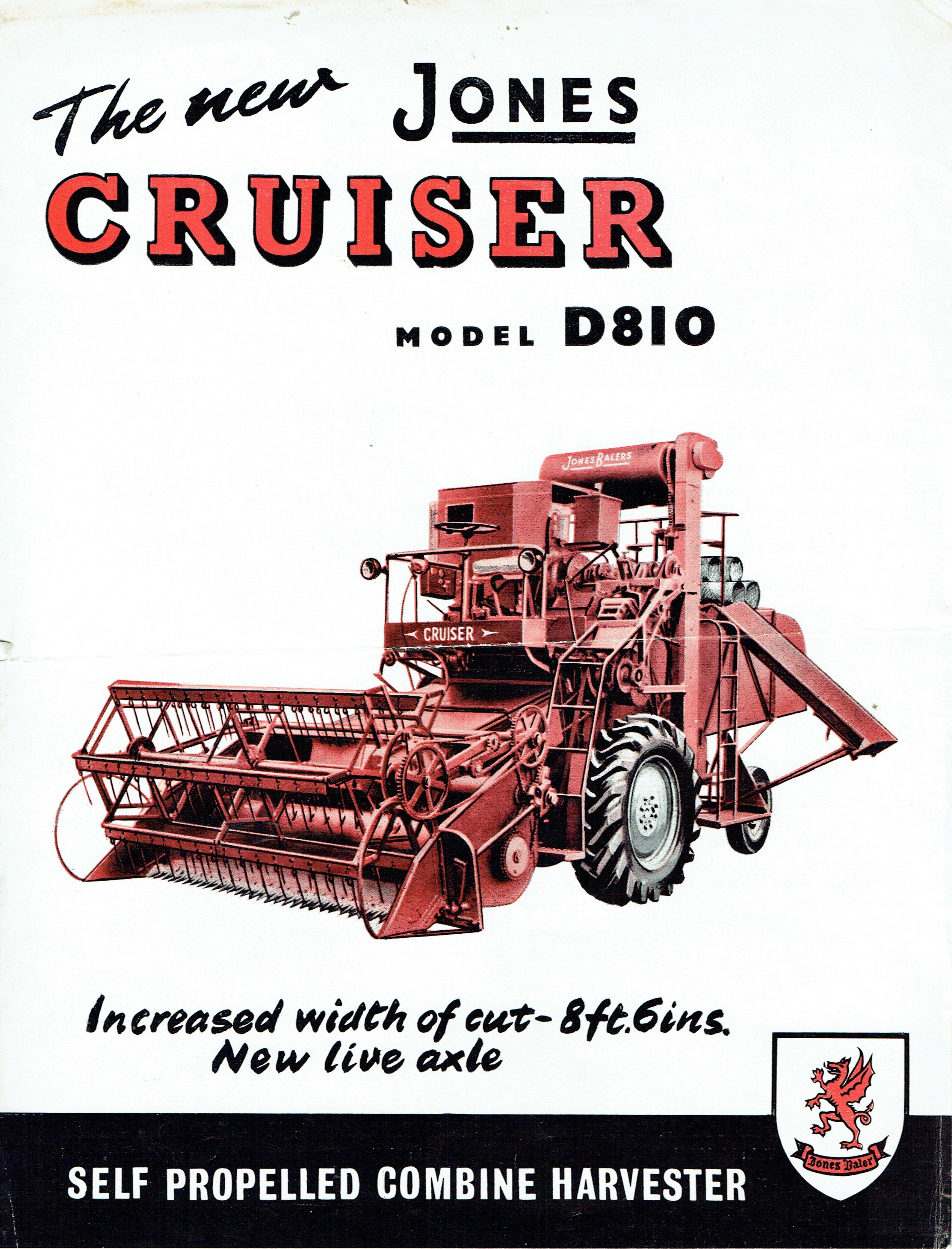 Jones Cruiser D810 (Jones Balers Ltd. CC BY-NC)