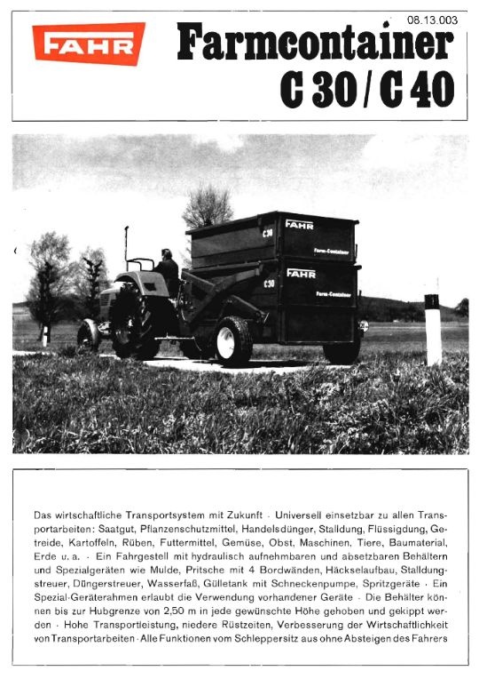 Farmcontainer C 30 / C 40 (Ausstellung und Archiv des Vereins FAHR-Schlepper-Freunde CC BY-NC-SA)