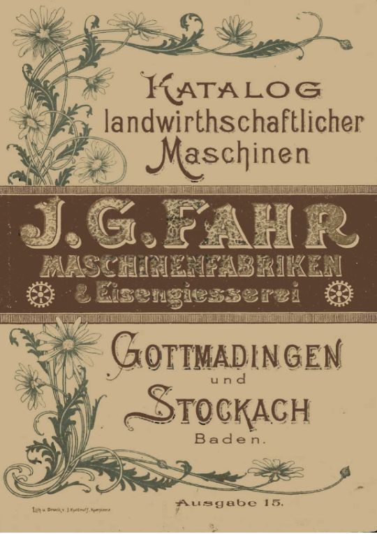 FAHR-Landmaschinen-Katalog (Ausstellung und Archiv des Vereins FAHR-Schlepper-Freunde CC BY-NC-SA)