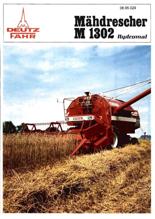 Mähdrescher M 1302 Hydromat (Ausstellung und Archiv des Vereins FAHR-Schlepper-Freunde CC BY-NC-SA)