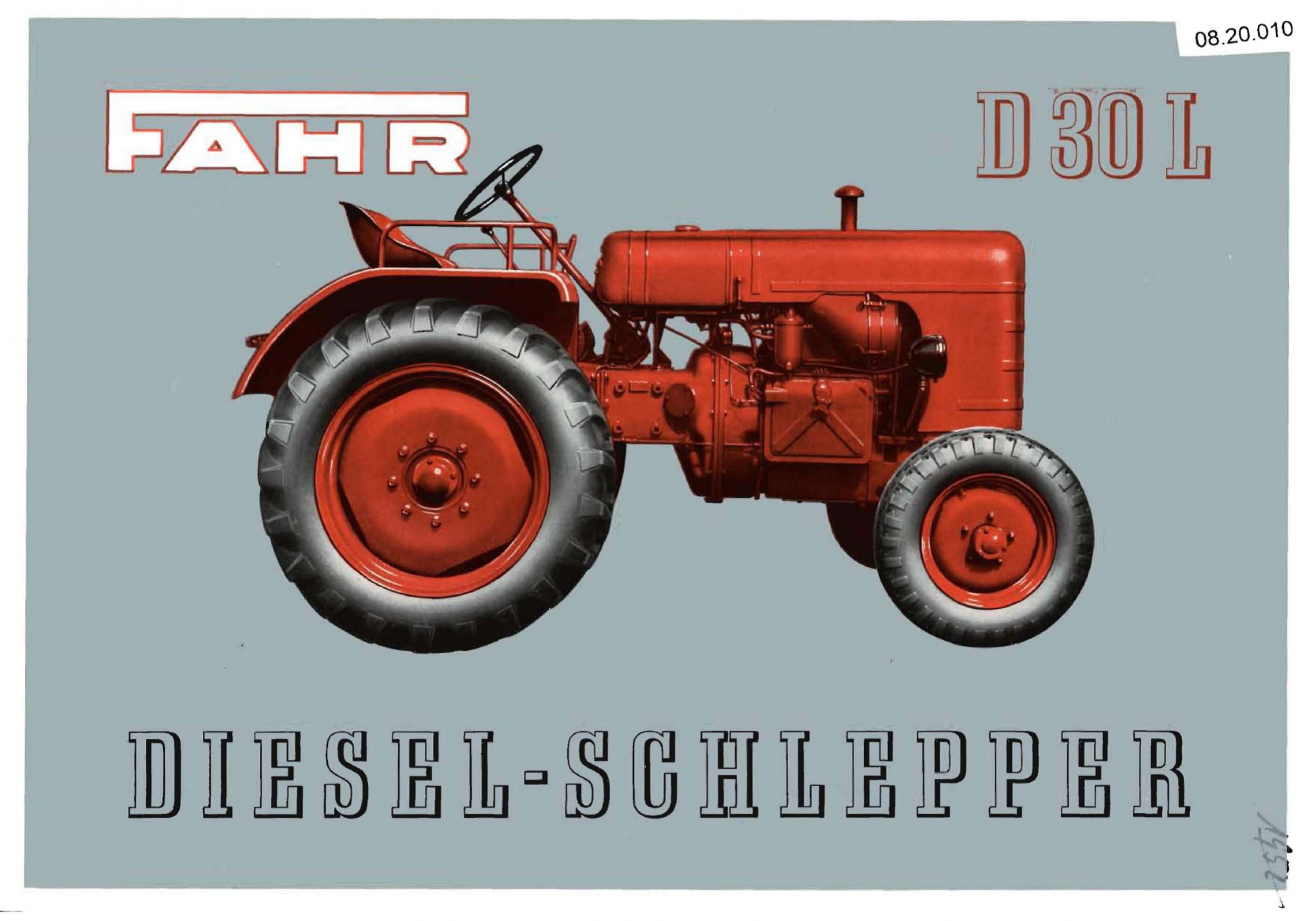Dieselschlepper D 30 L (Ausstellung und Archiv des Vereins FAHR-Schlepper-Freunde CC BY-NC-SA)