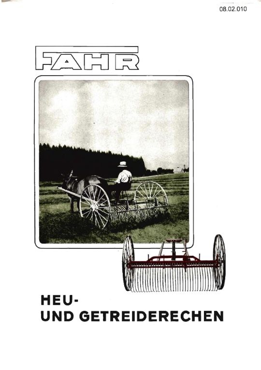 Heu- und Getreiderechen JN 00 (Ausstellung und Archiv des Vereins FAHR-Schlepper-Freunde CC BY-NC-SA)