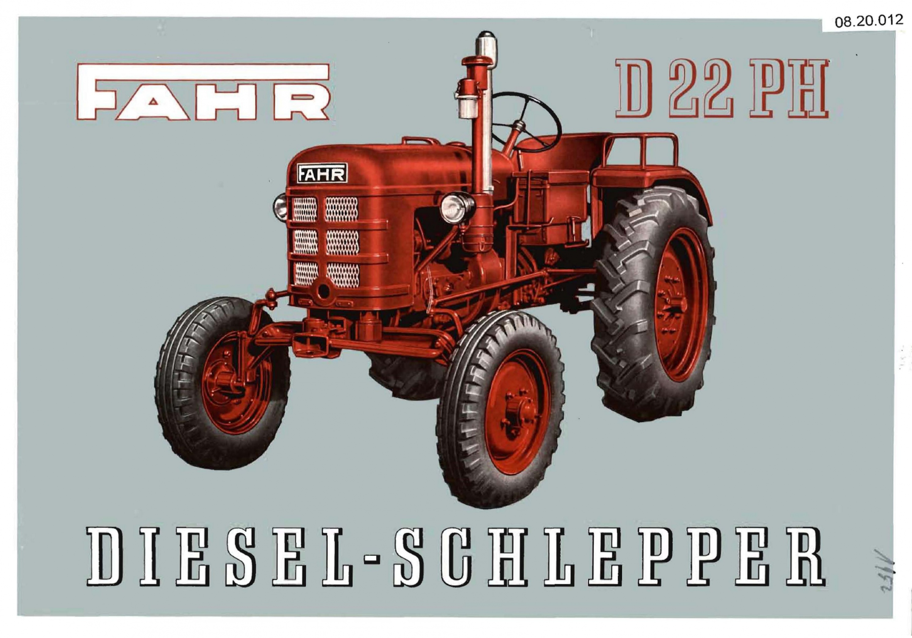 Dieselschlepper D 22 PH (Ausstellung und Archiv des Vereins FAHR-Schlepper-Freunde CC BY-NC-SA)