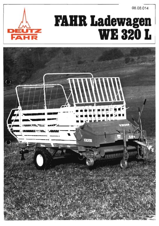 Ladewagen WE 320 L (Ausstellung und Archiv des Vereins FAHR-Schlepper-Freunde CC BY-NC-SA)