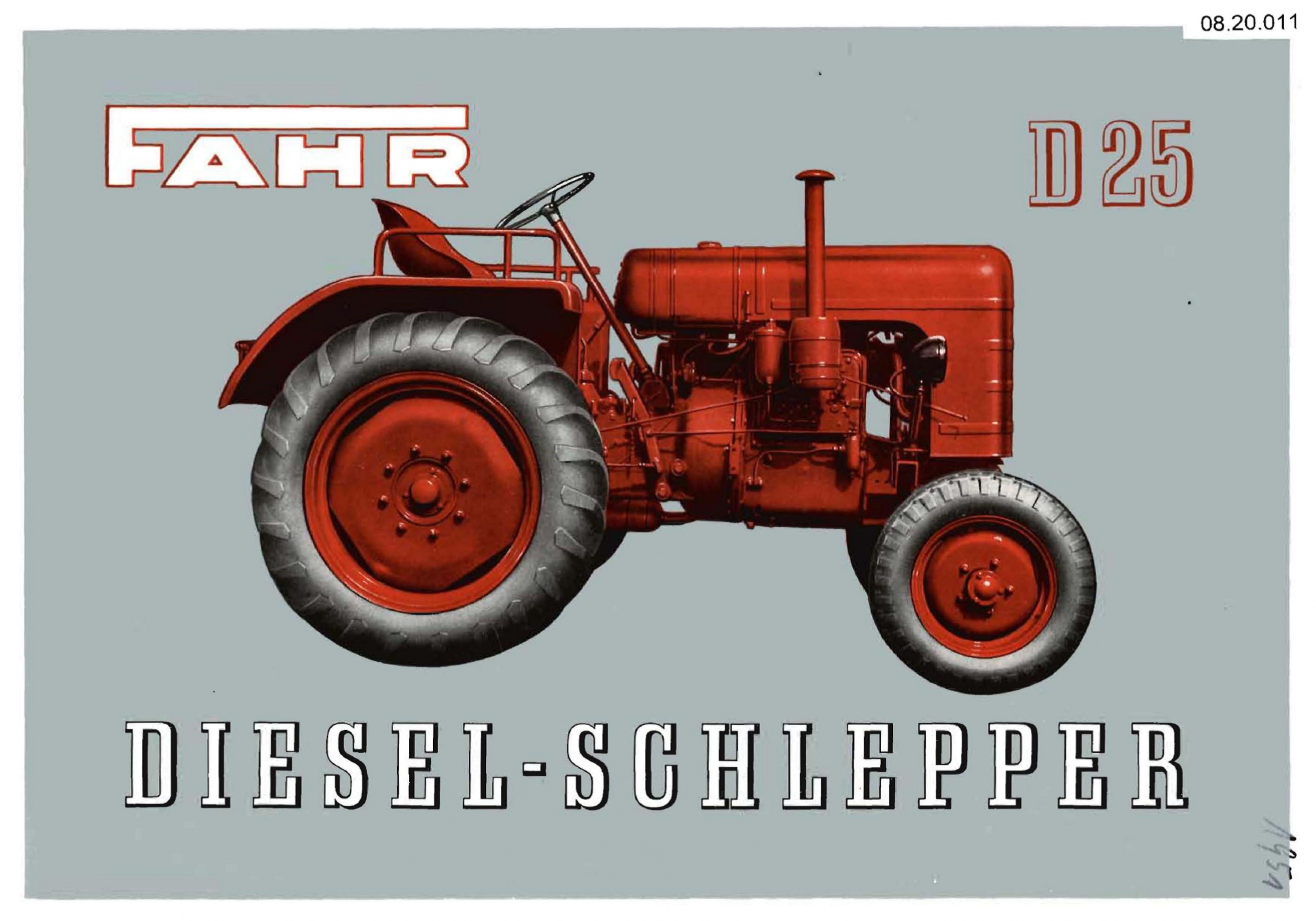 Dieselschlepper D 25 (Ausstellung und Archiv des Vereins FAHR-Schlepper-Freunde CC BY-NC-SA)