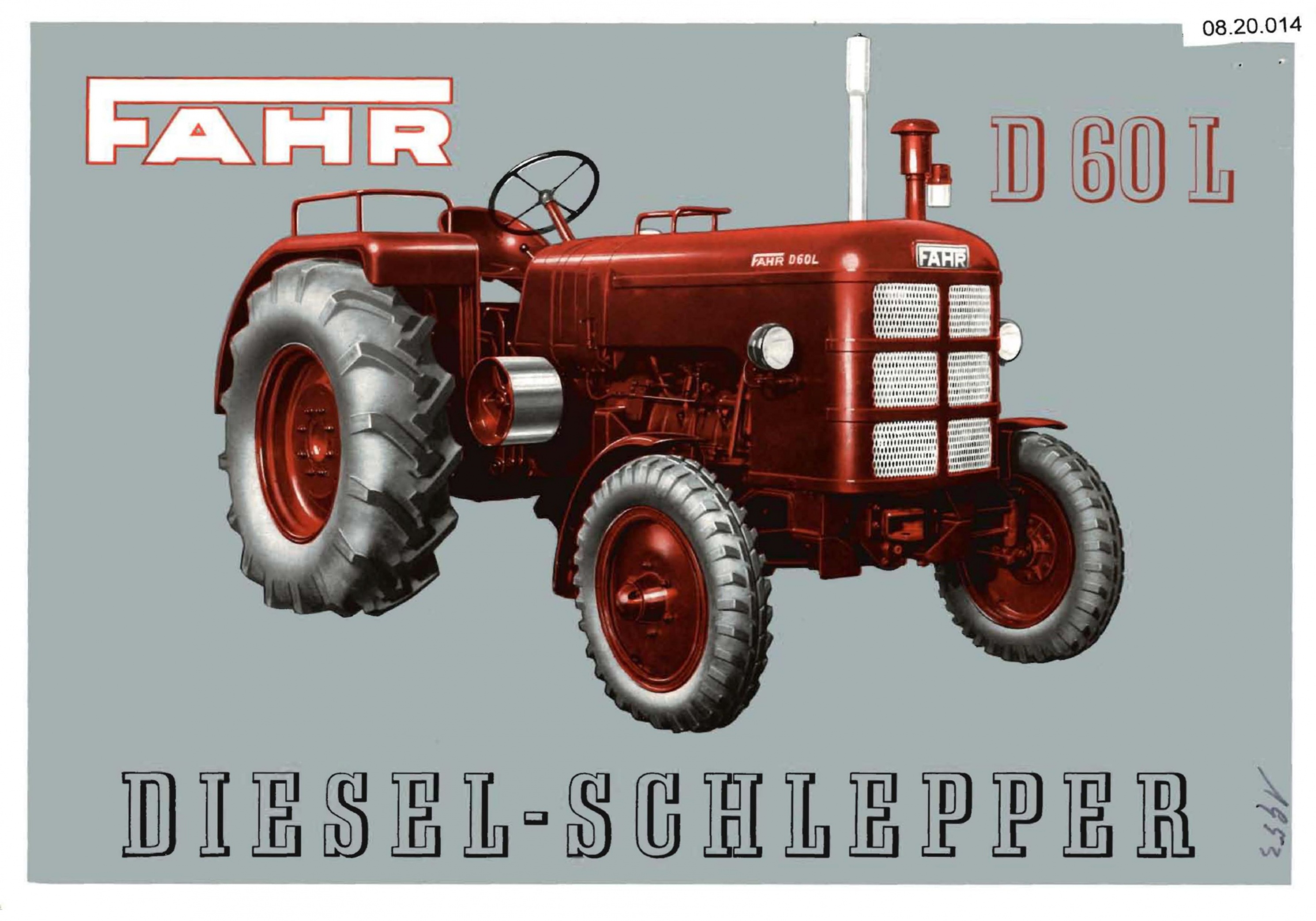 Dieselschlepper D 60 L (Ausstellung und Archiv des Vereins FAHR-Schlepper-Freunde CC BY-NC-SA)