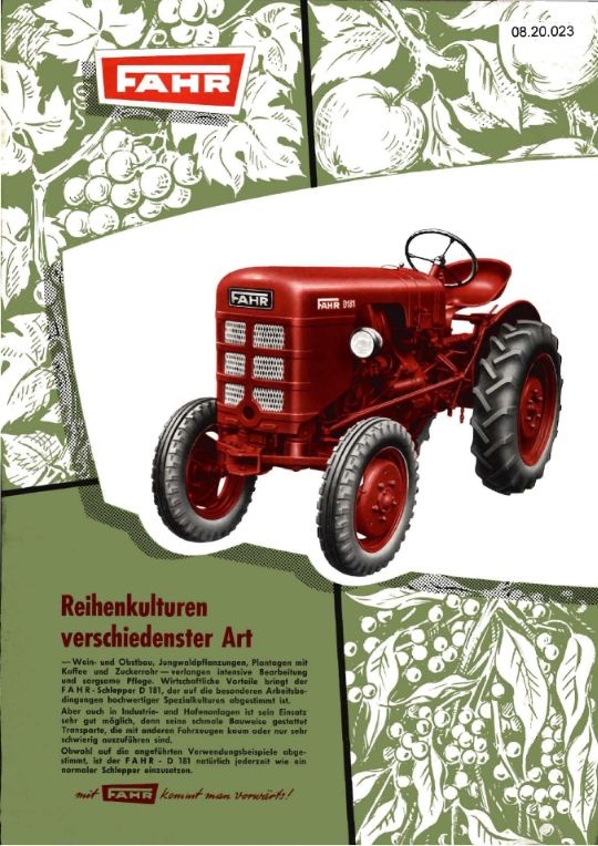 Dieselschlepper D 181 (Ausstellung und Archiv des Vereins FAHR-Schlepper-Freunde CC BY-NC-SA)