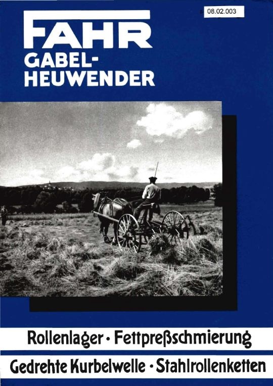 Gabelheuwender WD (Ausstellung und Archiv des Vereins FAHR-Schlepper-Freunde CC BY-NC-SA)