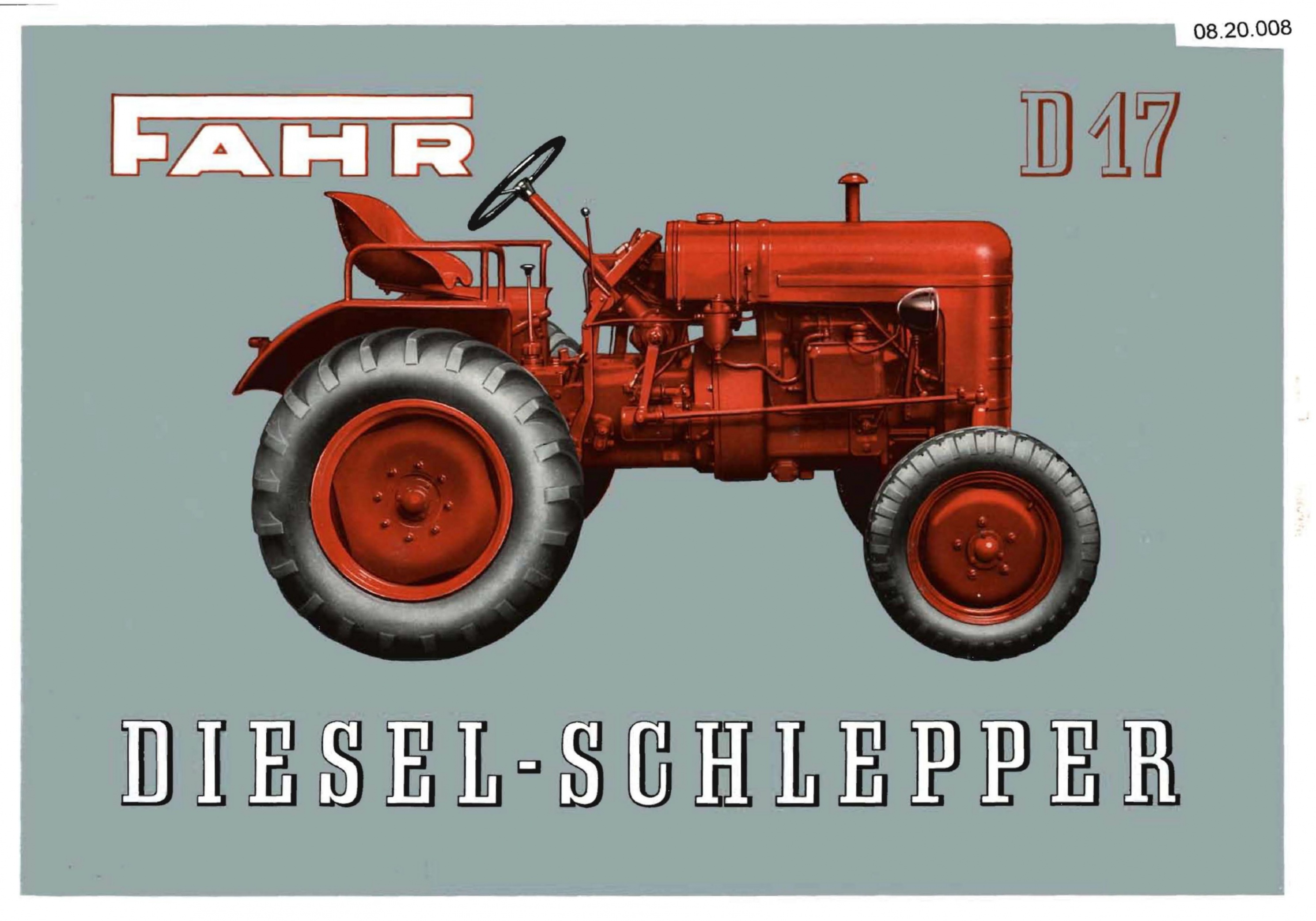 Dieselschlepper D 17 (Ausstellung und Archiv des Vereins FAHR-Schlepper-Freunde CC BY-NC-SA)