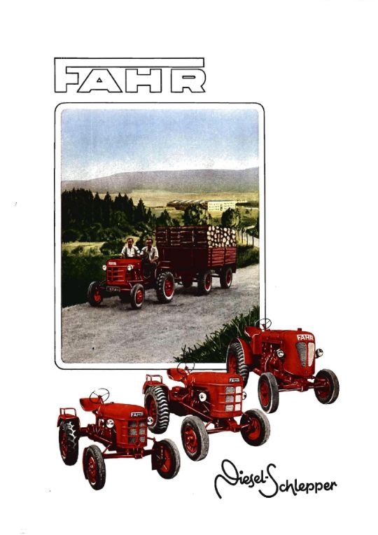 FAHR-Traktoren-Prospekt (Ausstellung und Archiv des Vereins FAHR-Schlepper-Freunde CC BY-NC-SA)