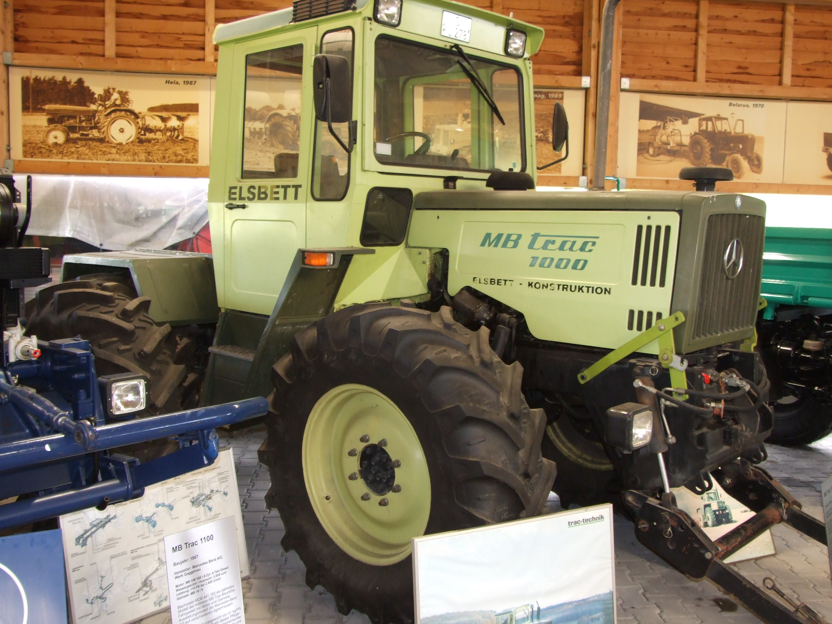 Traktor MB Trac 1000 :: Deutsches Landwirtschaftsmuseum Hohenheim ::  museum-digital:agrargeschichte