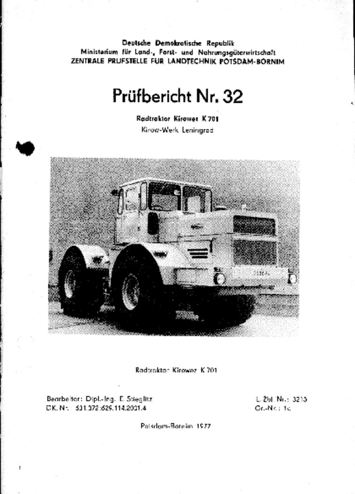 Radtraktor Kirowez K 70 1 (Deutsches Landwirtschaftsmuseum Hohenheim CC BY-NC-SA)