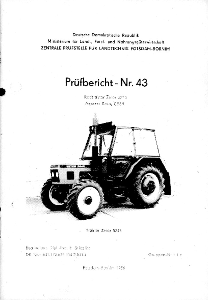 Radtraktor Zetor 5245 (Deutsches Landwirtschaftsmuseum Hohenheim CC BY-NC-SA)