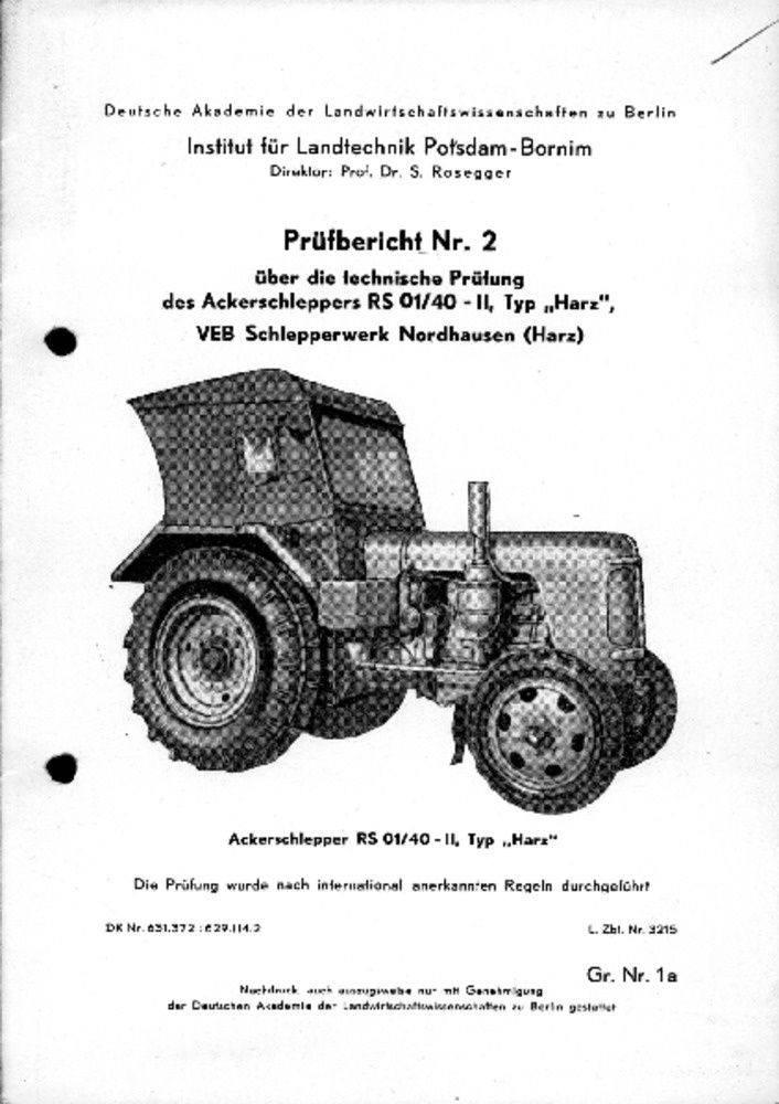 Ackerschlepper RS 01/40-11 &quot;Harz&quot; (Deutsches Landwirtschaftsmuseum Hohenheim CC BY-NC-SA)