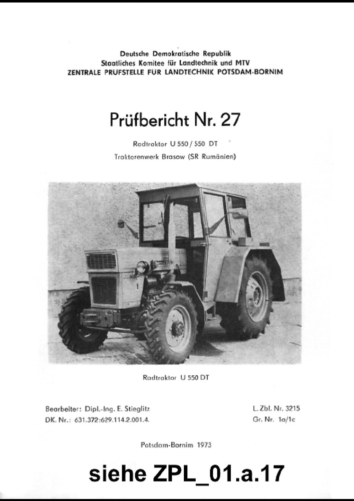 Radtraktoren Universal U 550/U 550 DT (Deutsches Landwirtschaftsmuseum Hohenheim CC BY-NC-SA)
