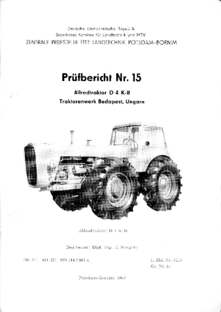 All radtraktor D 4 K-B (Deutsches Landwirtschaftsmuseum Hohenheim CC BY-NC-SA)