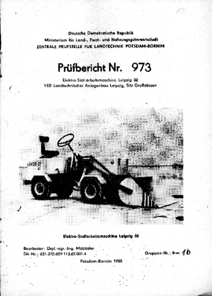 Elektro-Stallarbeitsmaschine Typ ET 02 (Deutsches Landwirtschaftsmuseum Hohenheim CC BY-NC-SA)