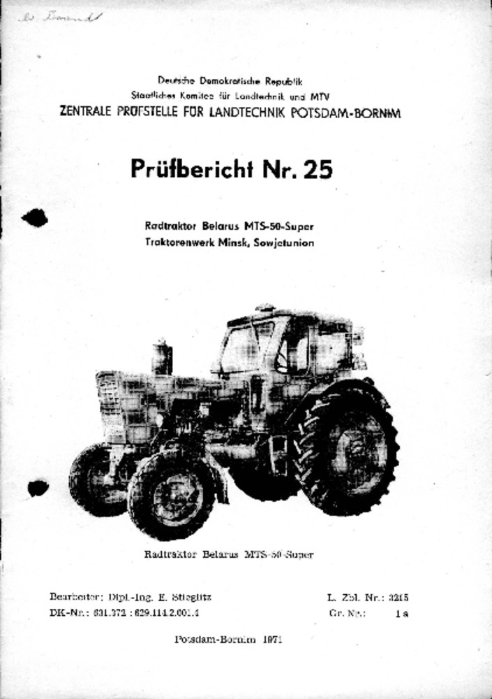 Radtraktor Belarus MTS-50 Super (Deutsches Landwirtschaftsmuseum Hohenheim CC BY-NC-SA)