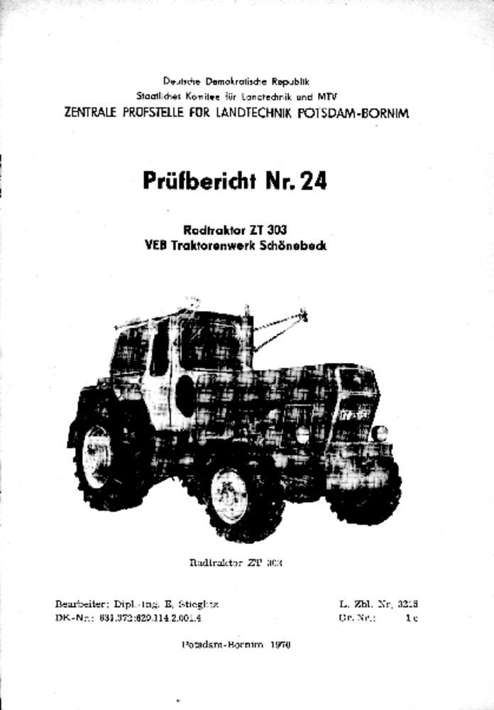 Radtraktor ZT 3 03 (Deutsches Landwirtschaftsmuseum Hohenheim CC BY-NC-SA)