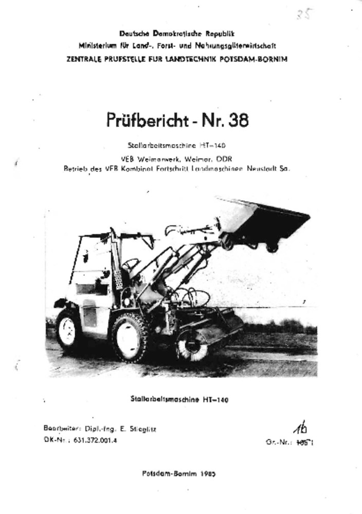Stallarbeitsmaschine HT 140 (Deutsches Landwirtschaftsmuseum Hohenheim CC BY-NC-SA)