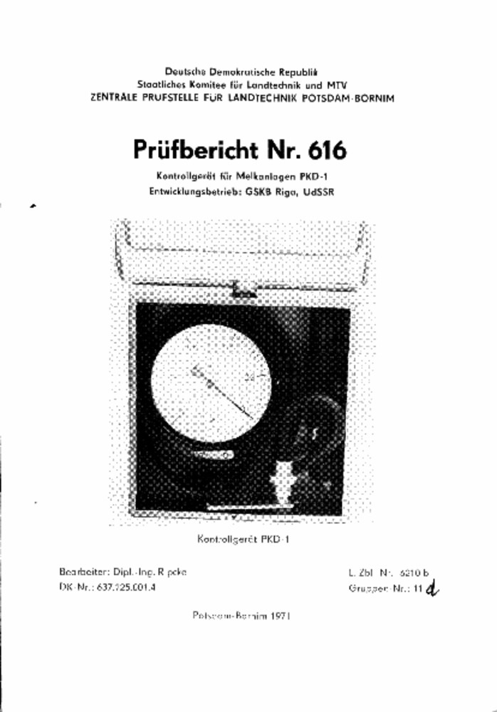 Kontrollgerät für Melkanlagen PKD- 1 (Deutsches Landwirtschaftsmuseum Hohenheim CC BY-NC-SA)