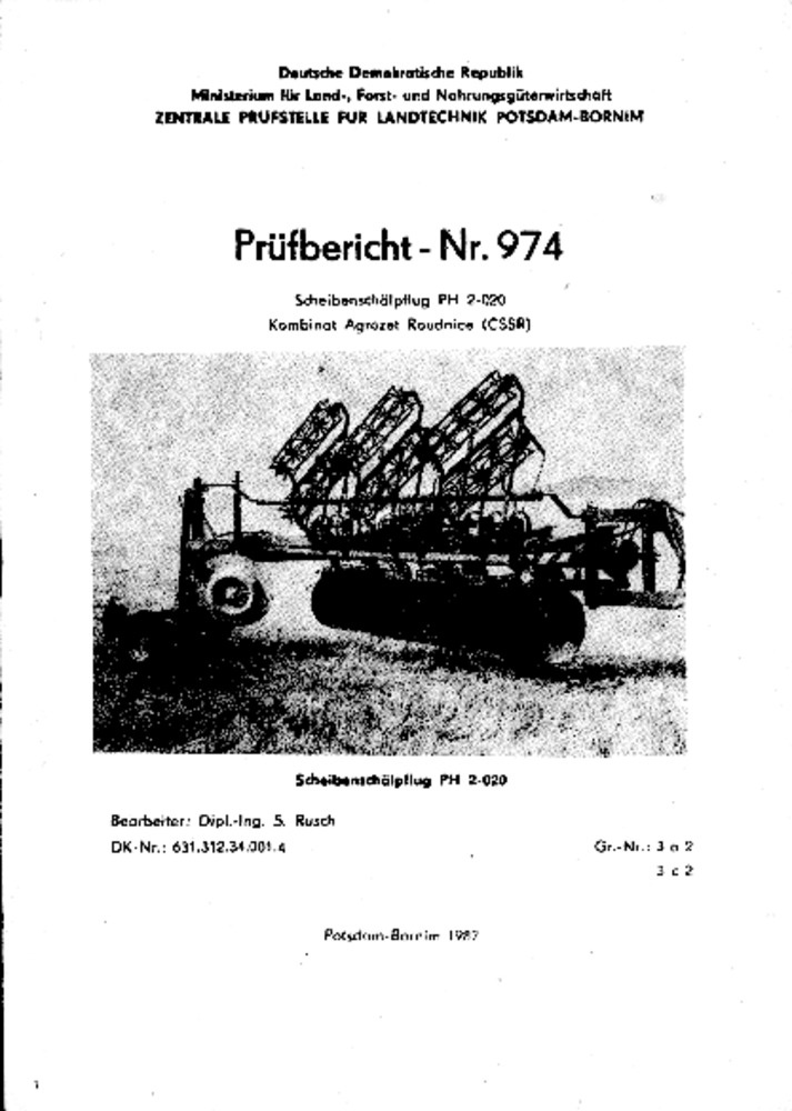 Scheibenschalpflug PH 2-020 (Deutsches Landwirtschaftsmuseum Hohenheim CC BY-NC-SA)