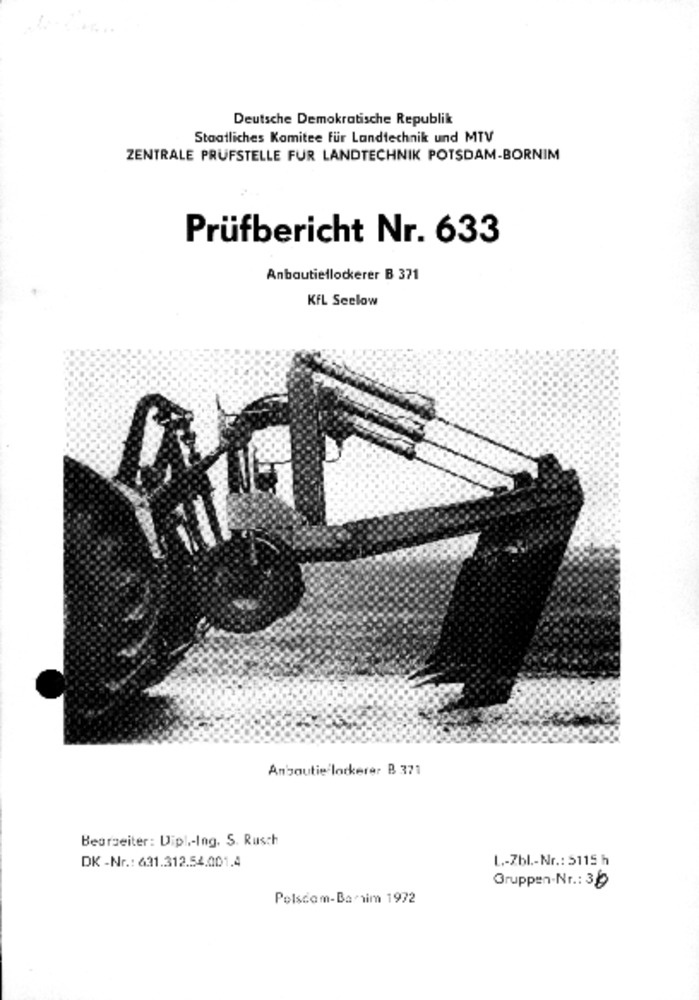 Anbau-Tief1ockerer B 371 (Deutsches Landwirtschaftsmuseum Hohenheim CC BY-NC-SA)