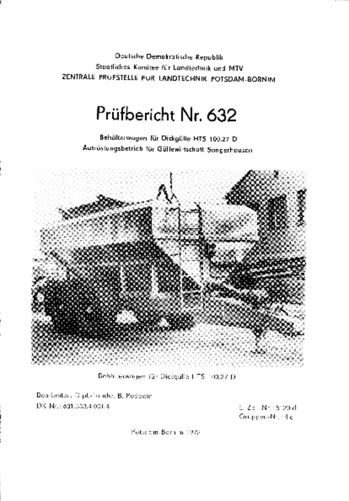 Behälterwagen für Dickgülle HTS 100.27 D (Deutsches Landwirtschaftsmuseum Hohenheim CC BY-NC-SA)