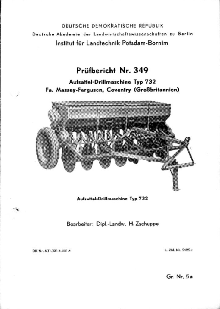 Aufsatteldrillmaschine Typ 732 (Deutsches Landwirtschaftsmuseum Hohenheim CC BY-NC-SA)