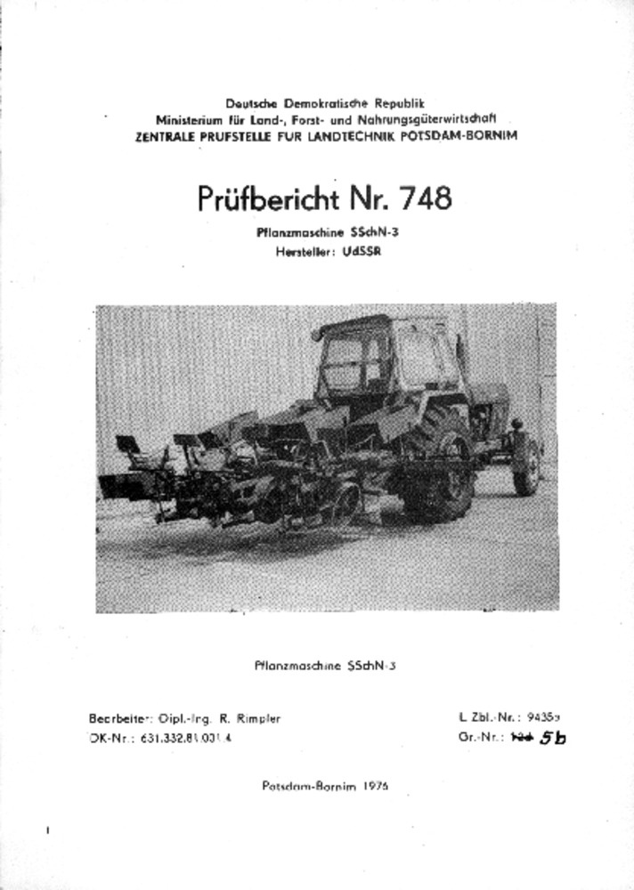Pflanzmaschine SSch N-3 (Deutsches Landwirtschaftsmuseum Hohenheim CC BY-NC-SA)