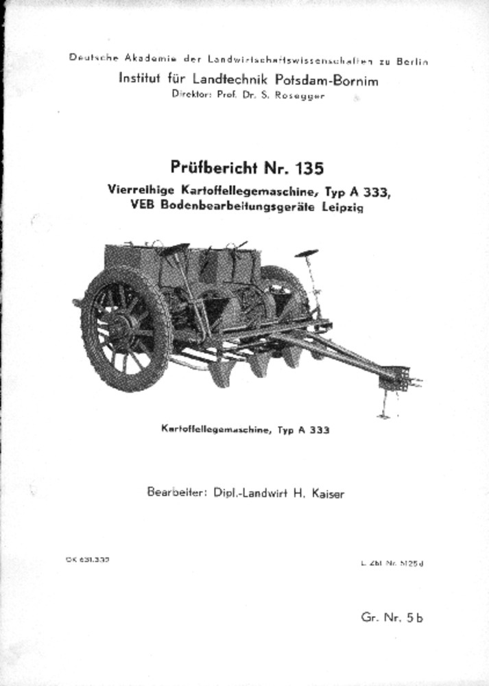 Kartoffellegemaschine A 333 (Deutsches Landwirtschaftsmuseum Hohenheim CC BY-NC-SA)