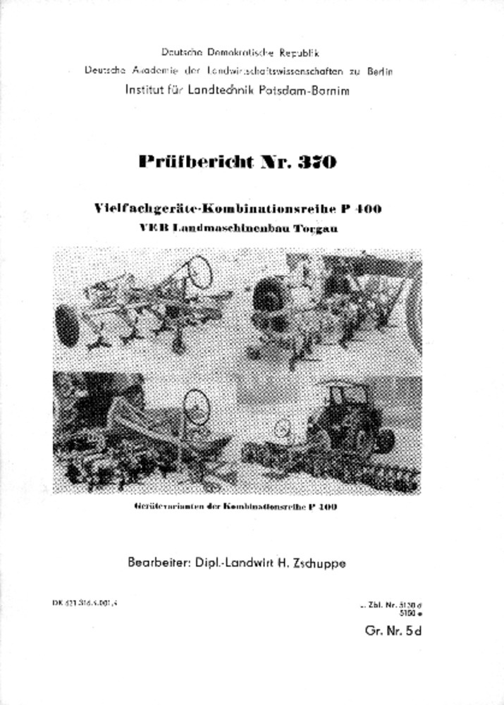 Vielfachgeräte-Kombinationsreihe P 400 (Deutsches Landwirtschaftsmuseum Hohenheim CC BY-NC-SA)