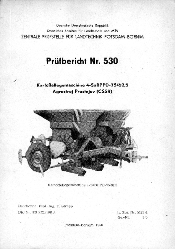 Kartoffellegemaschine 4-SaBPD-75/62 ,5 (Deutsches Landwirtschaftsmuseum Hohenheim CC BY-NC-SA)