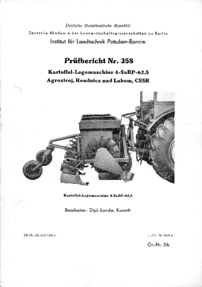 Kartoffellegemaschine 4-SaBP-62,5 (Deutsches Landwirtschaftsmuseum Hohenheim CC BY-NC-SA)