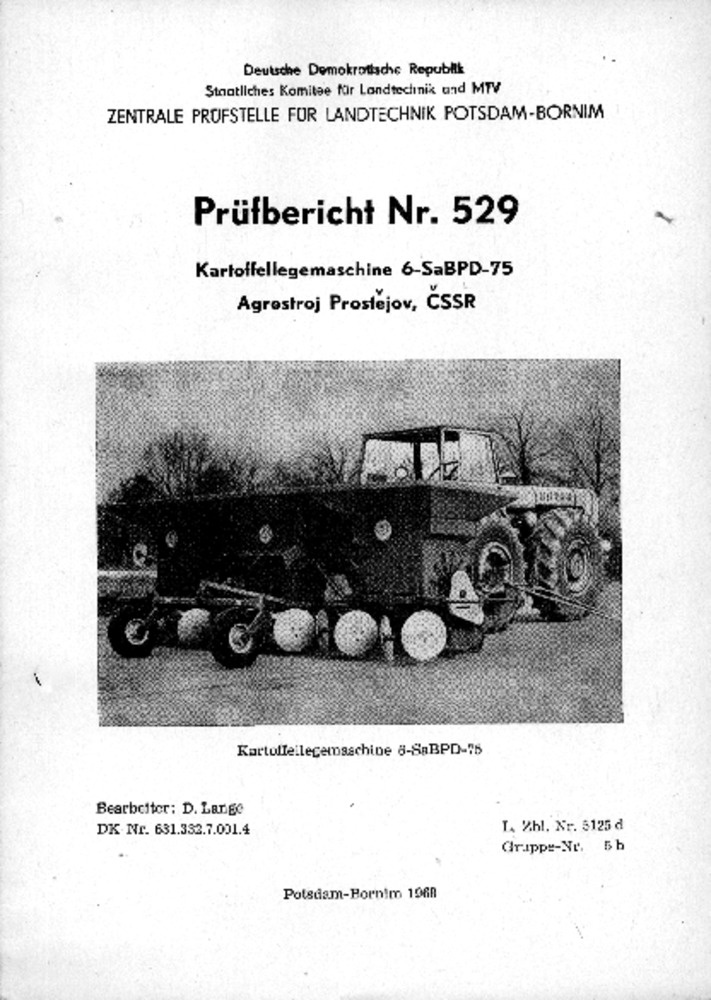 Kartoffellegemaschine 6-SaBPD-75 (Deutsches Landwirtschaftsmuseum Hohenheim CC BY-NC-SA)
