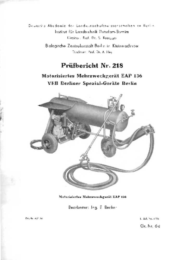 Motorisiertes Mehrzweckgerät BAP 136 (Deutsches Landwirtschaftsmuseum Hohenheim CC BY-NC-SA)