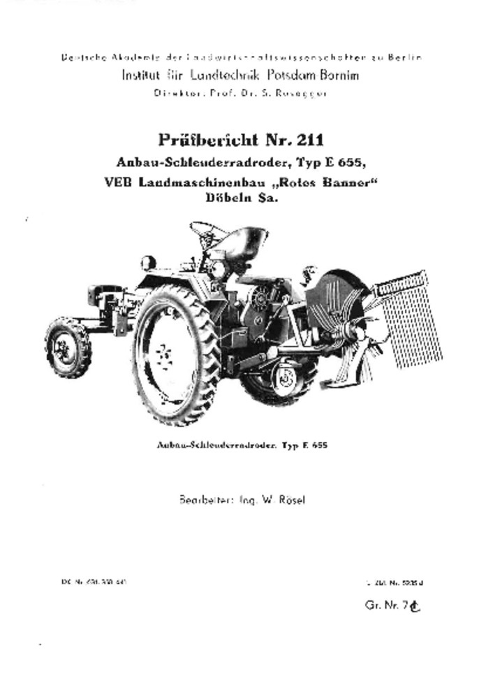 Anbau-Schleuderradroder E 655 (Deutsches Landwirtschaftsmuseum Hohenheim CC BY-NC-SA)