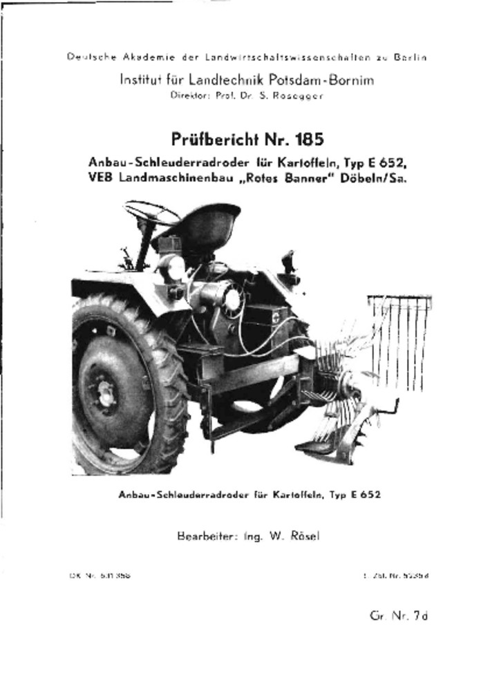 Anbau-Schleuderradroder E 652 (Deutsches Landwirtschaftsmuseum Hohenheim CC BY-NC-SA)