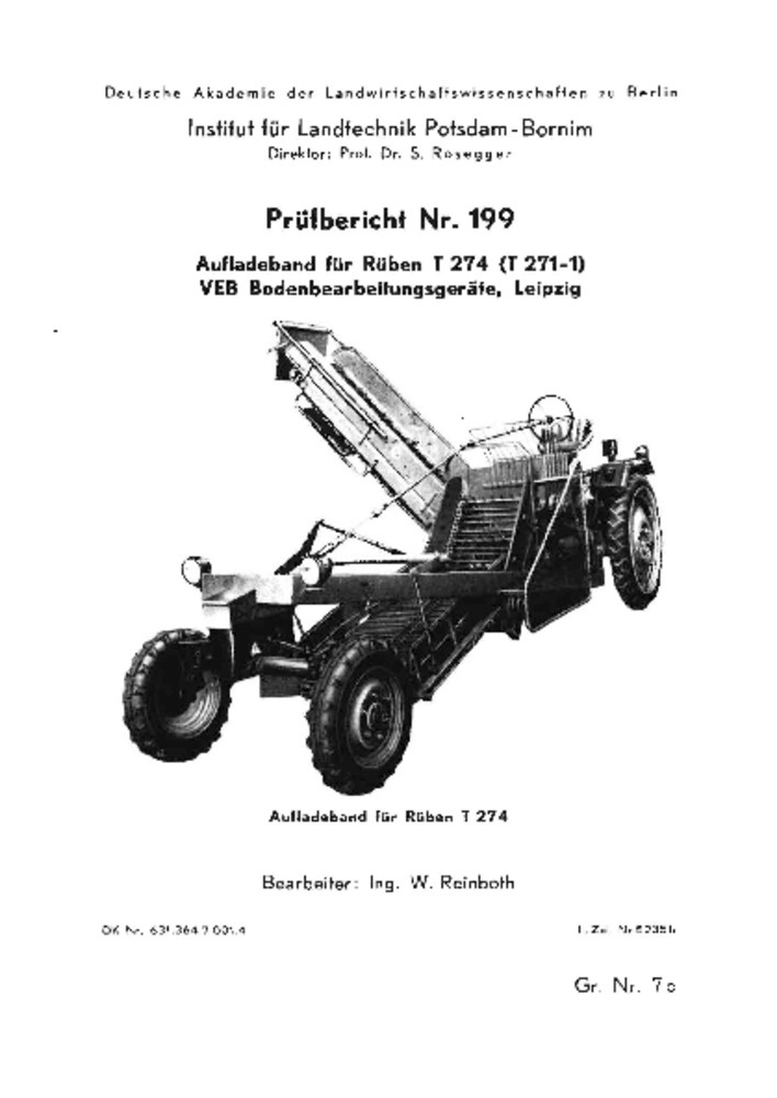 Aufladeband für Rüben T 274 (T 274-1) (Deutsches Landwirtschaftsmuseum Hohenheim CC BY-NC-SA)