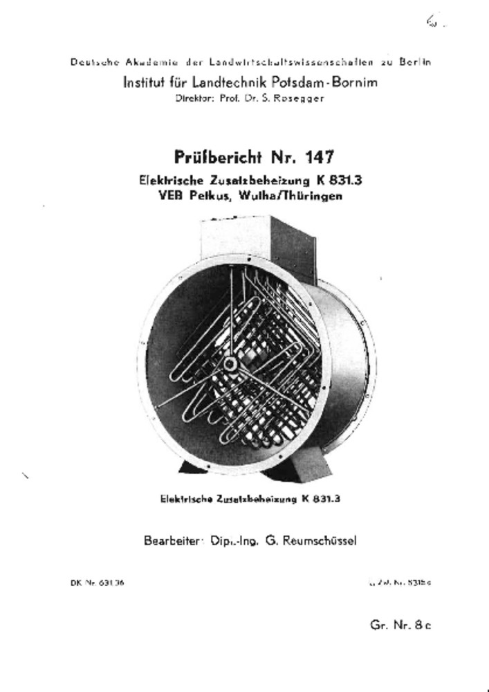 Elektrische Zusatzbeheizung K 831.3 (Deutsches Landwirtschaftsmuseum Hohenheim CC BY-NC-SA)