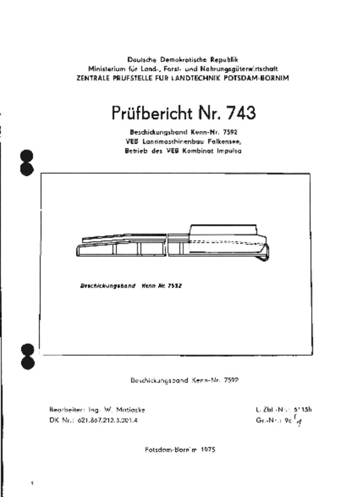 Beschickungsband Kenn-Nr.7592 (Deutsches Landwirtschaftsmuseum Hohenheim CC BY-NC-SA)